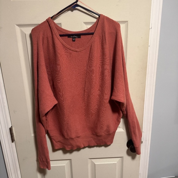 Salmon Colored Sweater - Picture 1 of 5
